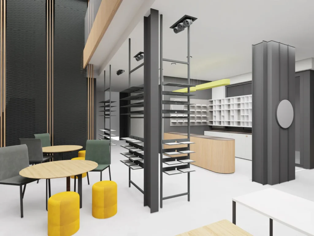 Mobiliario para tiendas 62 JN Retail Render Optica Almerimar 2
