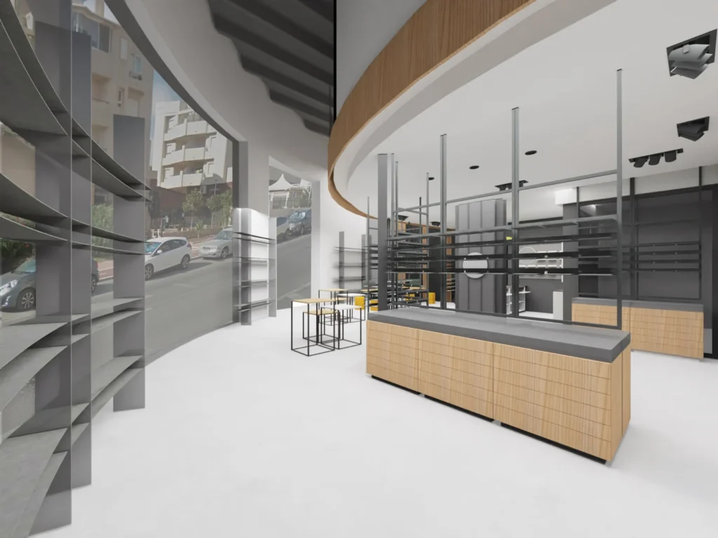 Mobiliario para Ópticas 30 JN Retail Render Optica Almerimar 5