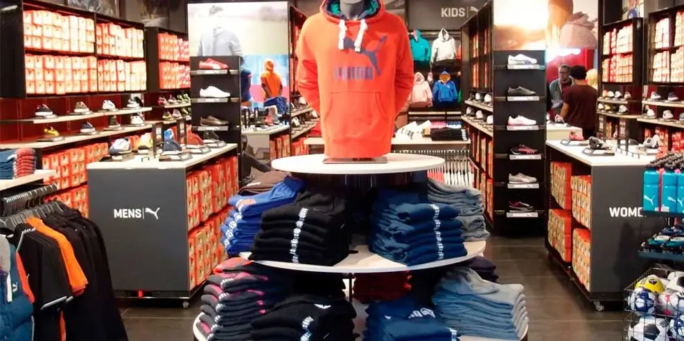 gondola-para-tienda de deportes